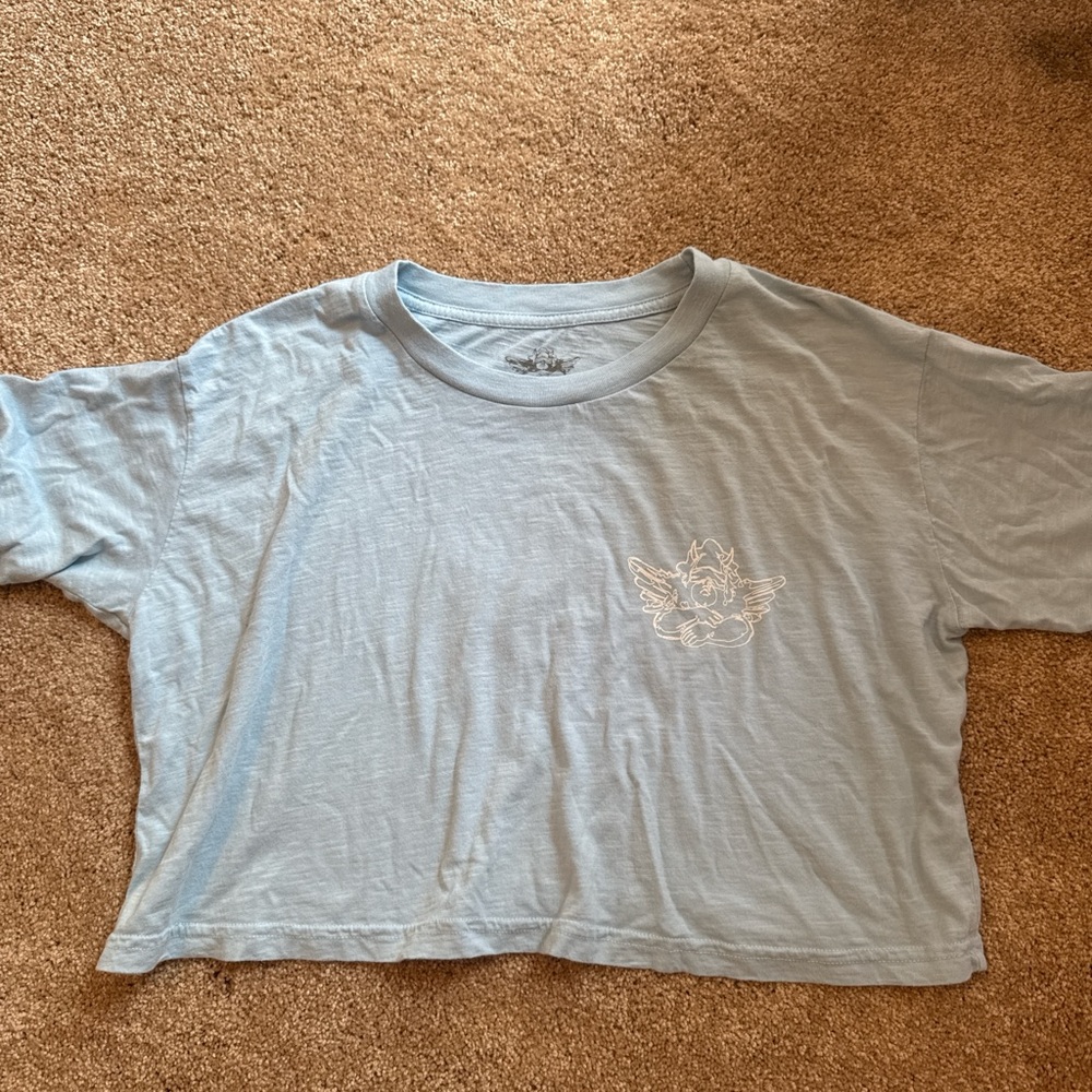 Boys Lie Blue Cropped Tee